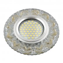Встраиваемый светильник Fametto Luciole DLS-L146 Gu5.3 Glassy/Gold