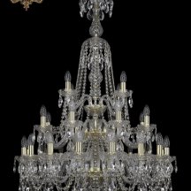 Элитная люстра ArtClassic 11.11 11.11.16+8+4.300.3d.XL-128.Gd.Sp