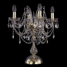 Декоративная настольная лампа Bohemia Ivele Crystal 1411 1411L/4/141-47/G