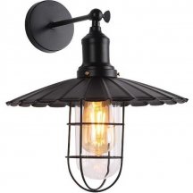Бра с выключателем Lumina Deco  LDW 6015 BK