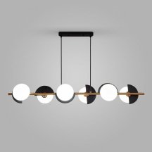 Подвесной светильник Eurosvet Moity 70149/6 черный/латунь