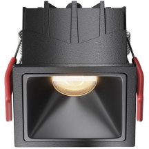 Точечный светильник Alfa LED DL043-01-10W3K-SQ-B-1