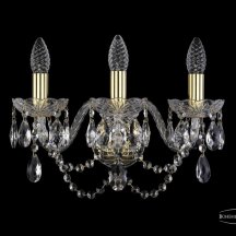 Классический настенный светильник Bohemia Ivele Crystal 1402 1402B/3/160/G
