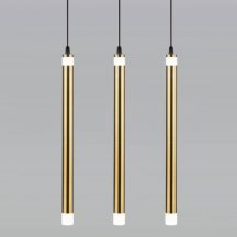 Подвесной светодиодный светильник Eurosvet Maestro 50133/3 LED бронза