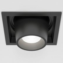 Встраиваемый светодиодный светильник Elektrostandard Conner 25087/LED 8W 4000K черный a063994