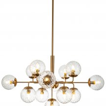 Подвесная люстра Indigo Cocoon 11008/13P Brass V000121