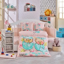 Детское постельное белье «LOVELY» персикового цвета, поплин для новорожденных