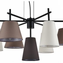 Элитная подвесная люстра Indigo Abbinare 13032/7P Black