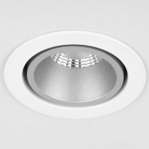 Встраиваемый светодиодный светильник Elektrostandard 15267/LED 7W 4200K белый/серебро a055723