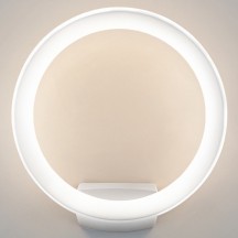 Уличный настенный светодиодный светильник Elektrostandard Ring 1710 Techno Led белый a054931