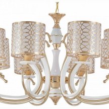 Подвесная люстра Florentia-1237 301237/8 Wh/Gd