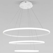 Подвесной светодиодный светильник Eurosvet Collars 90264/3 белый