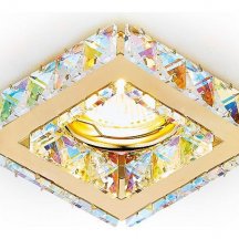 Встраиваемый светильник Ambrella light Crystal K110 PR/G
