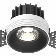 Точечный светильник Maytoni Round DL058-12W4K-TRS-B
