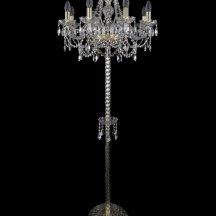 Торшер в стиле классика Bohemia Ivele Crystal 1411 1411T2/8/195-165/G