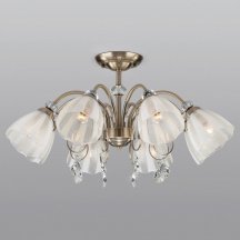 Люстра для натяжных потолков Eurosvet Floranse 30155/8 античная бронза