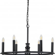 Подвесная люстра Kichler Capitol Hill KL-CAPITOL-HILL6-BLK