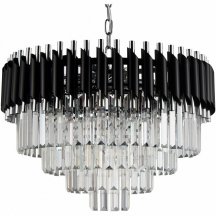 Подвесная люстра Natali Kovaltseva Darian DARIAN 76017/10C CHROME BLACK