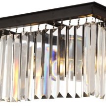 Бра DeLight Collection 1920s Odeon KR0387W-2A black/clear
