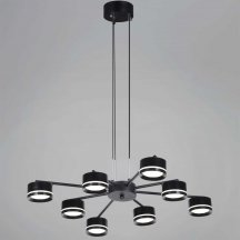 Подвесная люстра Reluce 19490-0.4-4+4 Black