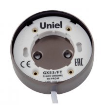 Потолочный светильник для коридора uniel  gX53/FT Black Chrome