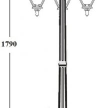 Наземный фонарь Oasis Light VERONA 86208B Gb