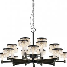 Подвесная люстра DeLight Collection Diamond cut MD21020075-20A matt black