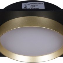 Точечный светильник  53005-9.0-001LD GX53 BK+GD