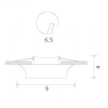 Точечный светильник Италия Arte Lamp Cromo A1061PL-1CC