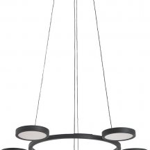 Подвесная светодиодная люстра Crystal Lux CLT 027C6 D700 BL