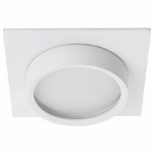 Светильник встраиваемый Feron DL505 потолочный GX53 белый квадрат IP44 51103