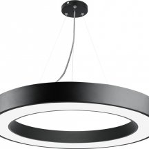 Подвесной светодиодный светильник Geometria ЭРА Ring SPO-134-B-40K-056 56Вт 4000К черный Б0050565