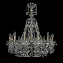 Элитная подвесная люстра Bohemia Ivele Crystal 1409 1409/12/240/XL-75/Pa