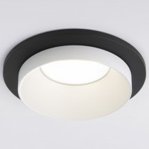 Встраиваемый светильник Elektrostandard 114 MR16 белый/черный a053344