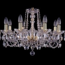 Подвесная люстра Bohemia Ivele Crystal 1402/8/195/G