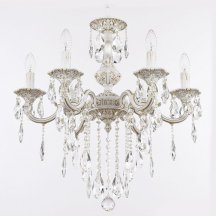 Люстра для натяжного потолка Bohemia Ivele Crystal AL7801 AL78101/6/175 B WMG