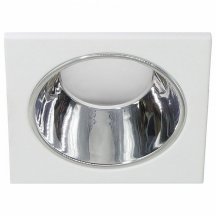 Светильник встраиваемый Feron DL3112 потолочный MR16 G5.3 белый + хром 51406