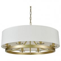 Подвесная люстра Newport 3550 3558/С brass