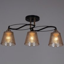 Потолочная люстра Reluce 06087-0.3-03 BK+FG