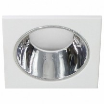 Светильник встраиваемый Feron DL3112 потолочный MR16 G5.3 белый + хром 51406