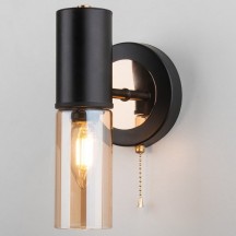 Настенный светильник с выключателем Eurosvet Tesoro 70125/1 черный