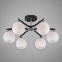 Потолочная люстра Eurosvet Blasco 30145/6 хром/венге