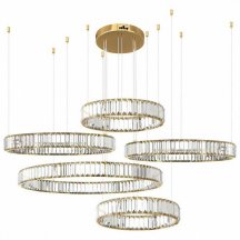 Подвесной светильник Loft IT Crystal ring 10135/5 Gold