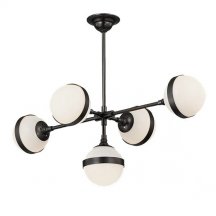 Потолочная люстра DeLight Collection Peggy 9252P/5L black