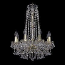 Элитная люстра Bohemia Ivele Crystal 1409 1409/8/141/h-59/G