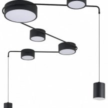 Потолочная люстра Indigo Modulo 14028/7С Black Потолочная люстра Indigo Modulo 14028/7С Black