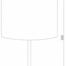 Настольная лампа декоративная TK Lighting Tercino 5278 Tercino Blue