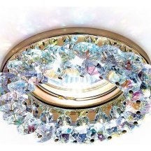Встраиваемый светильник Ambrella light Crystal K206 MULTI/G