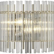 Настенный светильник Crystal Lux Aurelio AP2 Gold+Chrome/Transparent