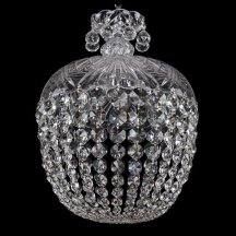 Люстра для натяжного потолка Bohemia Ivele Crystal 1477 14771/35 Ni